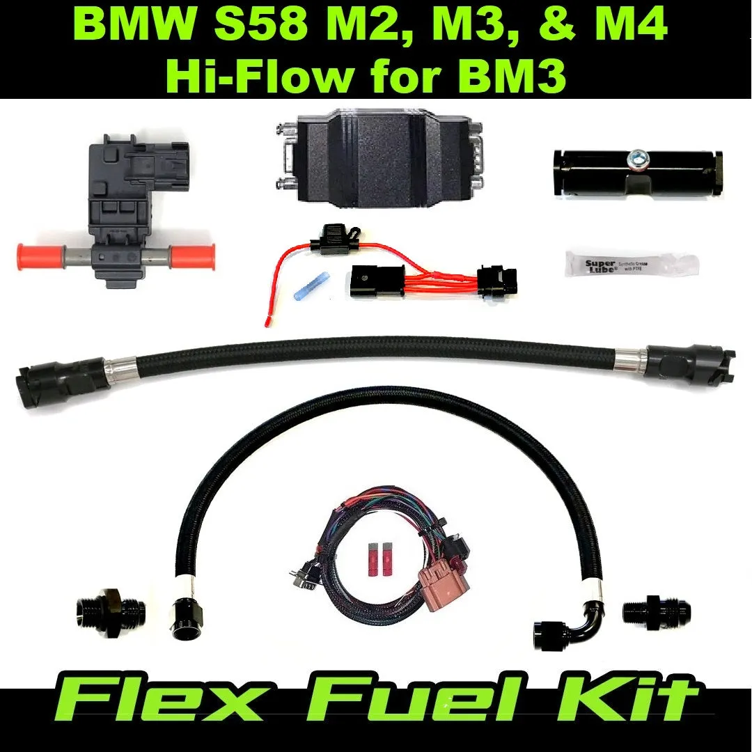 BMW Hi-Flow CANbus Flex Fuel Kit for S58 M2, M3, M4, X3M, & X4M