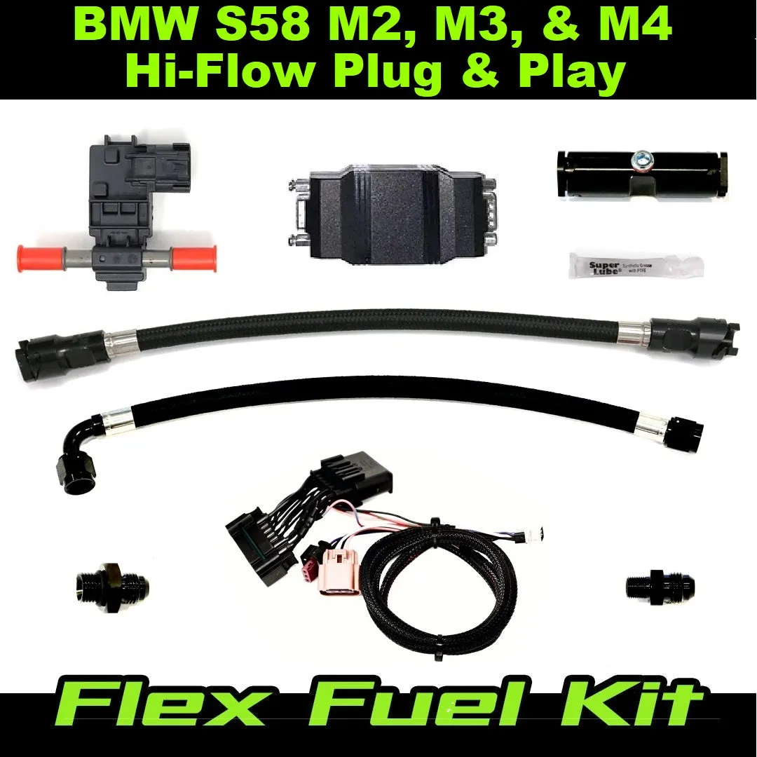 BMW Hi-Flow CANbus Flex Fuel Kit for S58 M2, M3, M4, X3M, & X4M