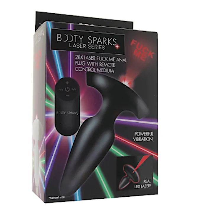 Booty Sparks ''Fuck Me'' Butt Plug Vibe -Medium