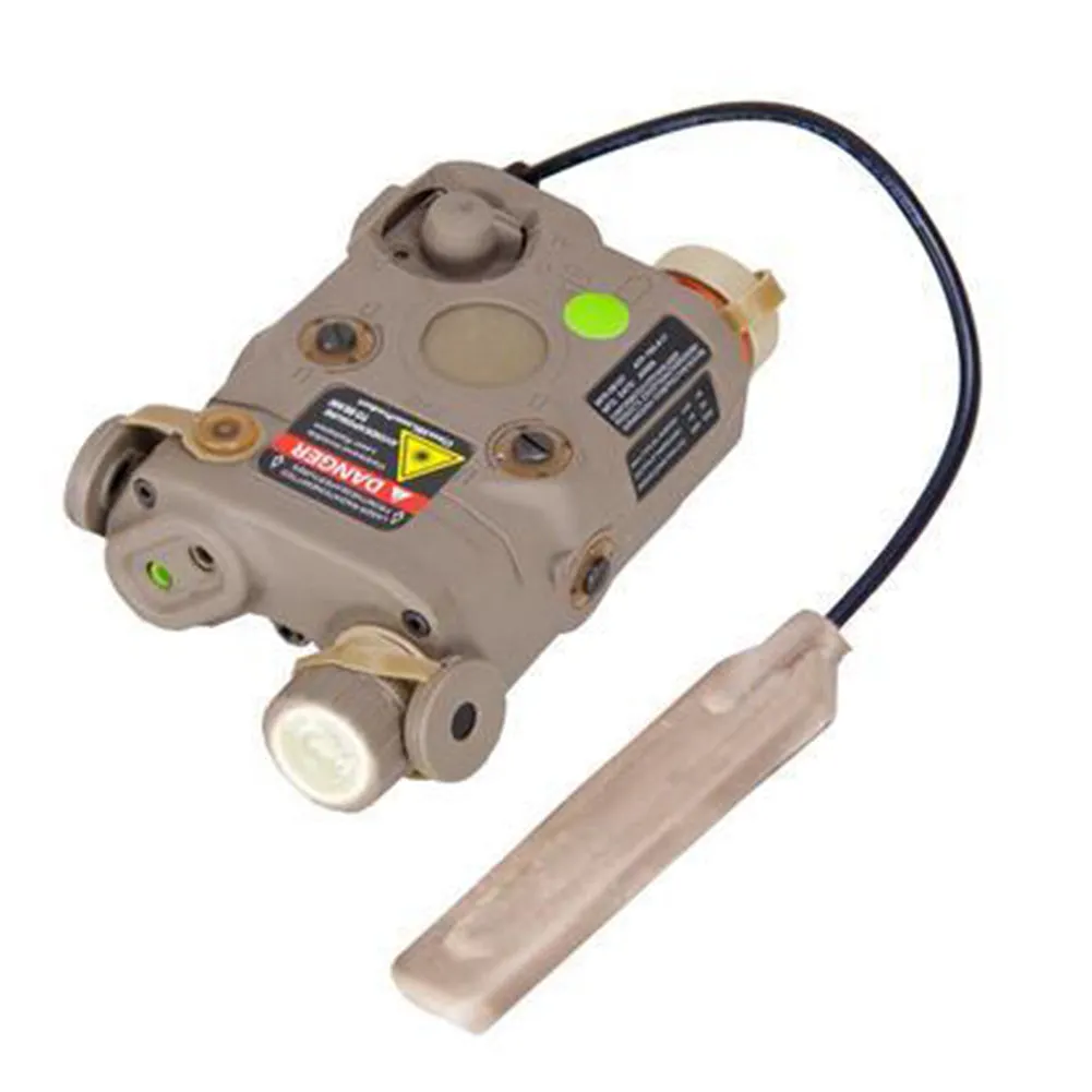 BRAVO Airsoft PEQ-15 LED Light & Green Laser Combo w/ Pressure Pad