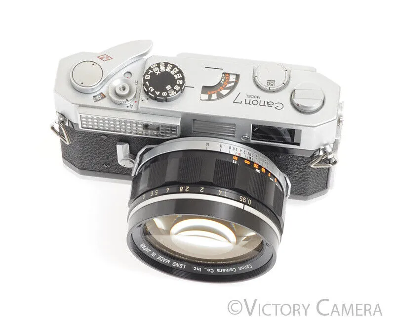 Canon 50mm f0.95 Dream Lens on 7 Camera Body -Clear Glass-