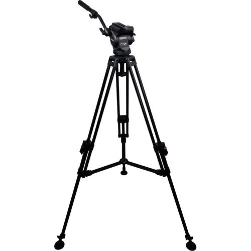 Cartoni Focus 8 Fluid Head with Sliding Plate &amp; APTP Tripod (75mm)