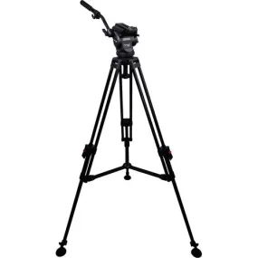 Cartoni Focus 8 Fluid Head with Sliding Plate &amp; APTP Tripod (75mm)