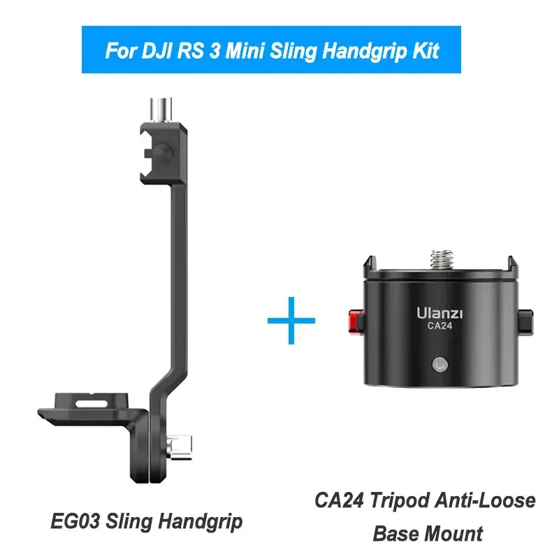 [CLEARANCE] Ulanzi EG03 Claw Quick Release Sling Handgrip Stabilizer with NATO Buckle, 360 Degree Multi-Angle Rotation Aluminum Alloy & Stainless Steel Construction for DJI RS 3/RS 3 Mini/RS 3 Pro/RS 2 | E008GBB1