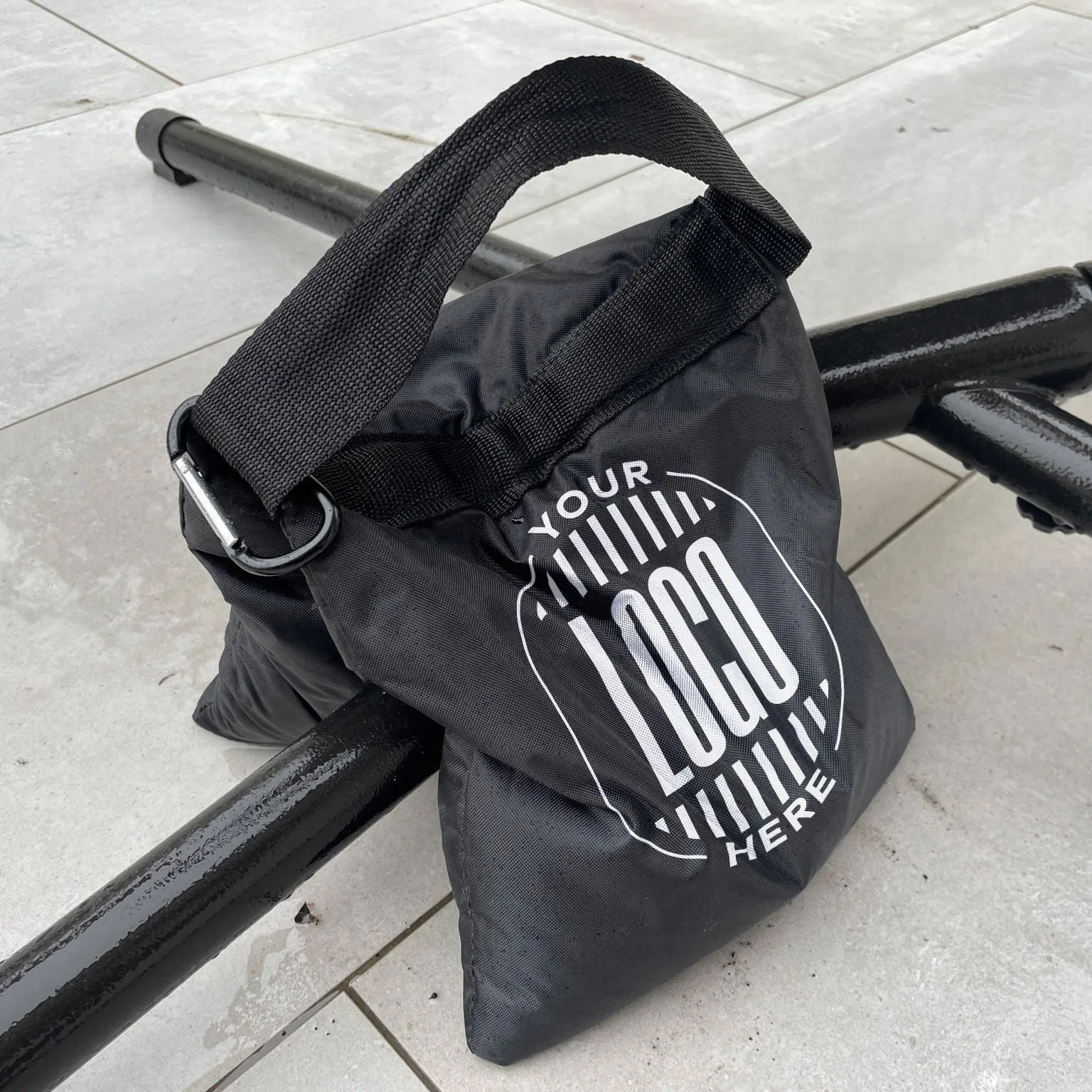 Custom Printed Saddle Sandbags For Photography - 25 lb. Capacity