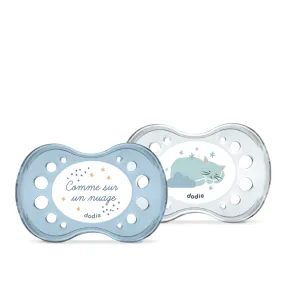 Dodie - Anatomical Duo Soothers 6  months Night I Dream Without Any Ring A36