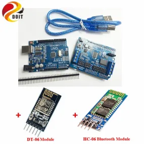 DOIT WiFi/Blutooth Robotic Controller Kit Servo Motor Driver Board DT-06 Serial WiFi HC-06 Bluetooth Module for Arduino