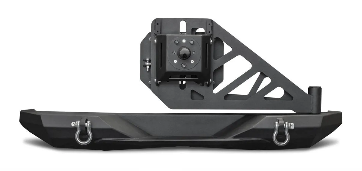 DV8 Off Road Rear Bumper Jeep Wrangler JL (2018-2021) with Swing Away Tire Carrier - RBJL-08