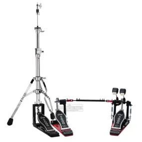DW 5000 Double Bass Drum Pedal & Hi Hat Stand Combo