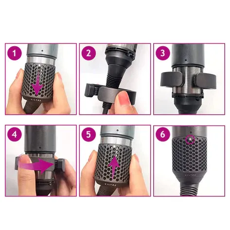 Dyson Airwrap hairdryer Attachment Kit | HD01-HD08 Supersonic Accessory Attachment Kit 7pc