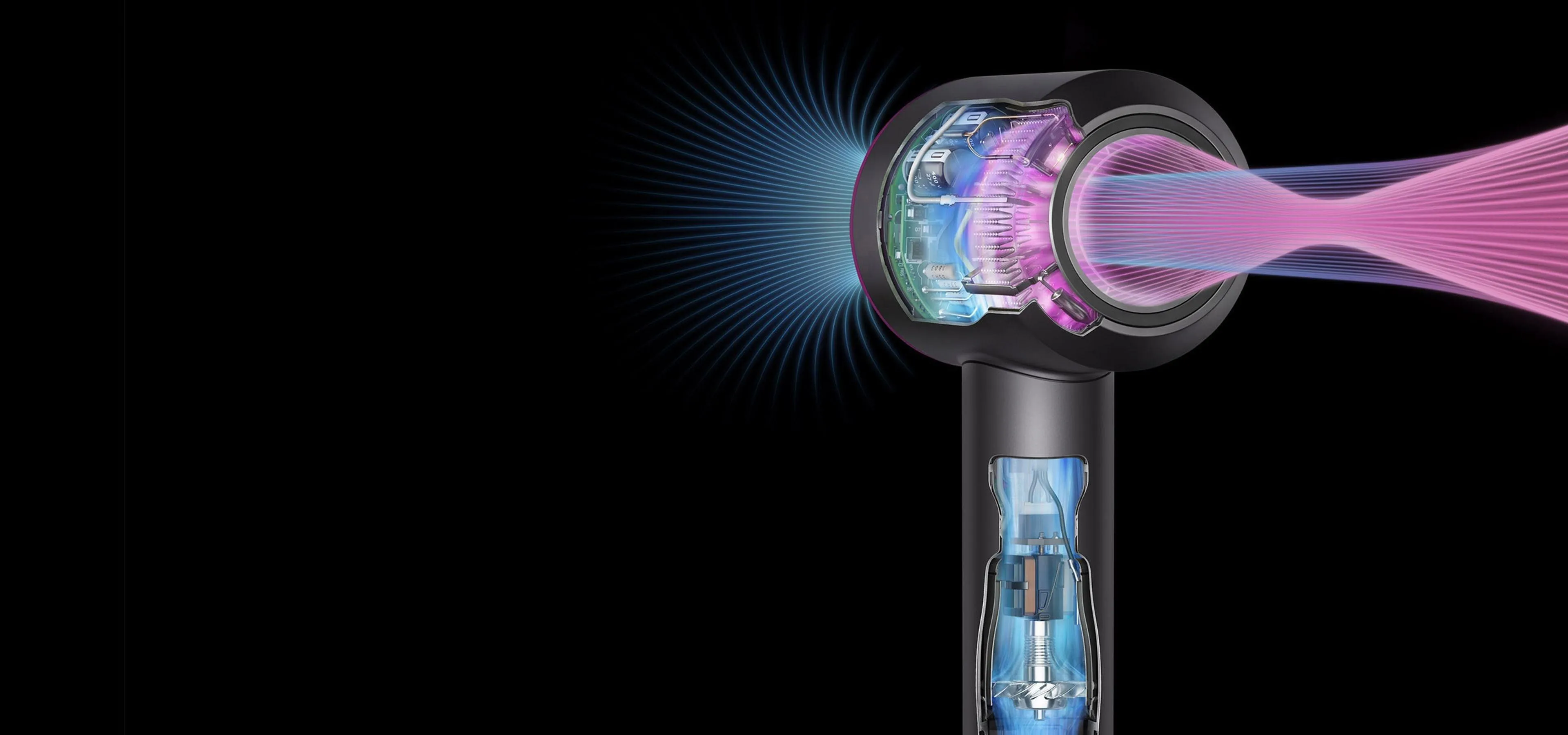Dyson Supersonic™ hair dryer in Iron/Fuchsia | 386735-01