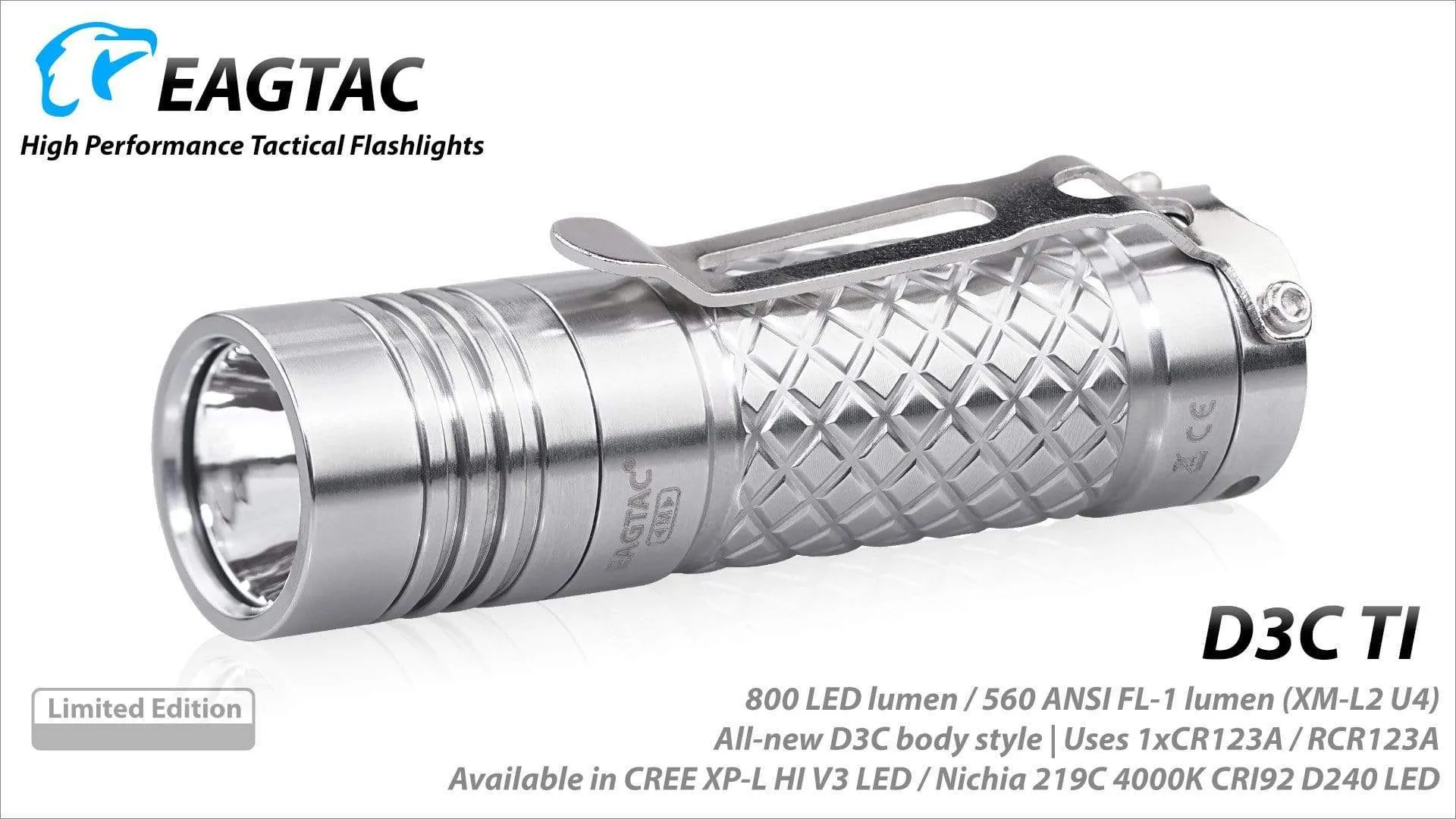 Eagletac D3C RC Titanium