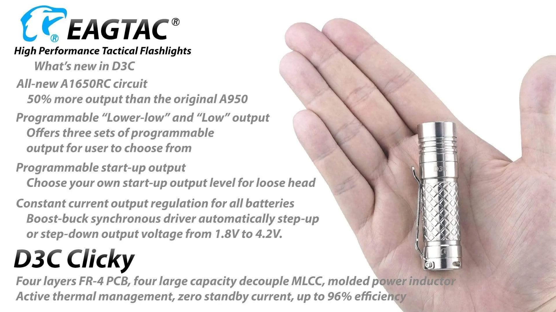 Eagletac D3C RC Titanium