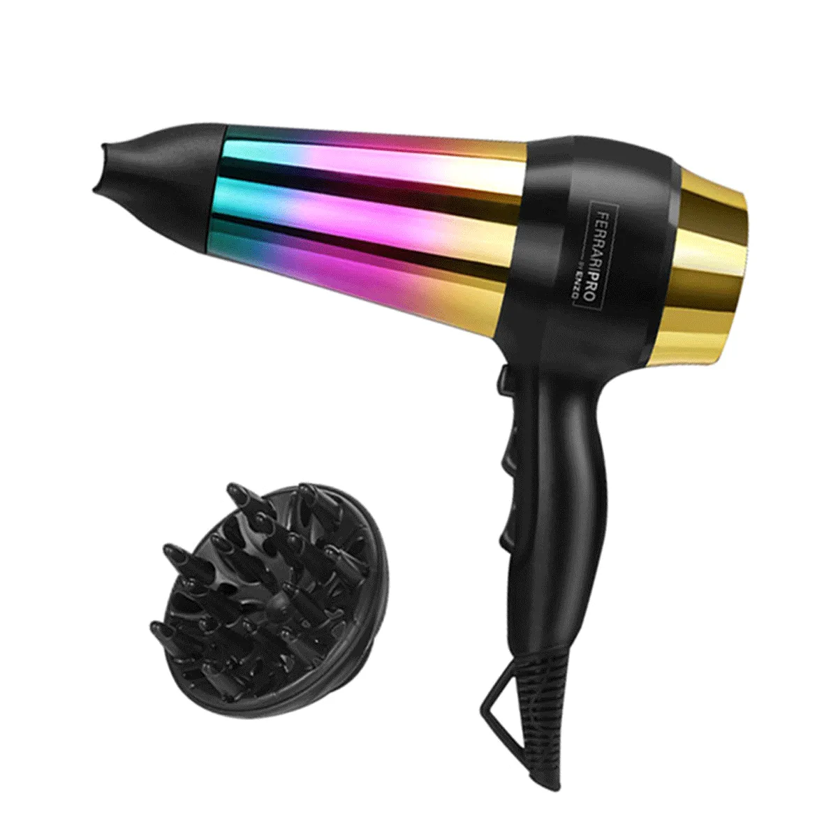 Enzo Ferrari Pro Rainbow Tourmaline Titanium Dryer