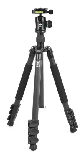 ET-1204 Carbon Fiber Tripod with E-10 Ball Head