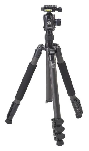 ET-2204 Carbon Fiber Tripod with E-20 Ball Head