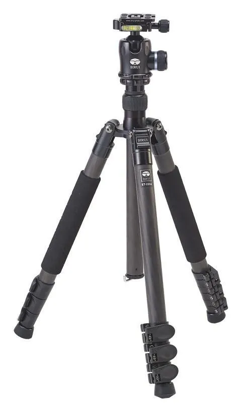 ET-2204 Carbon Fiber Tripod with E-20 Ball Head