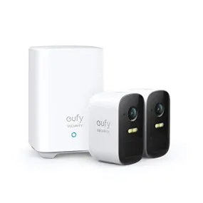eufy Security, eufyCam 2C 2-Cam Kit, Wireless Home Security System with 180-Day Battery Life, HomeKit Compatibility, 1080p HD, IP67, Night Vision, No Monthly Fee