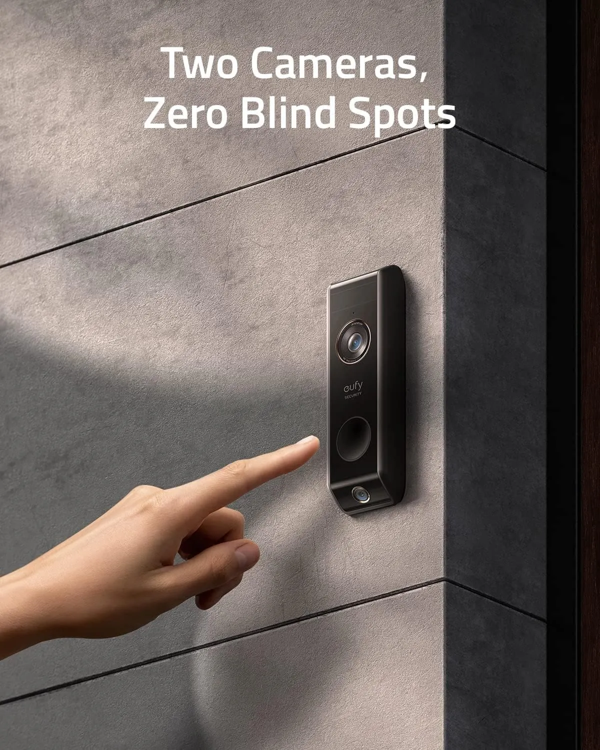 eufy Security Video Doorbell S330 (Battery-Powered) with Homebase, Dual Motion Detection, Package Detection, 2K HD, 16GB Local Storage