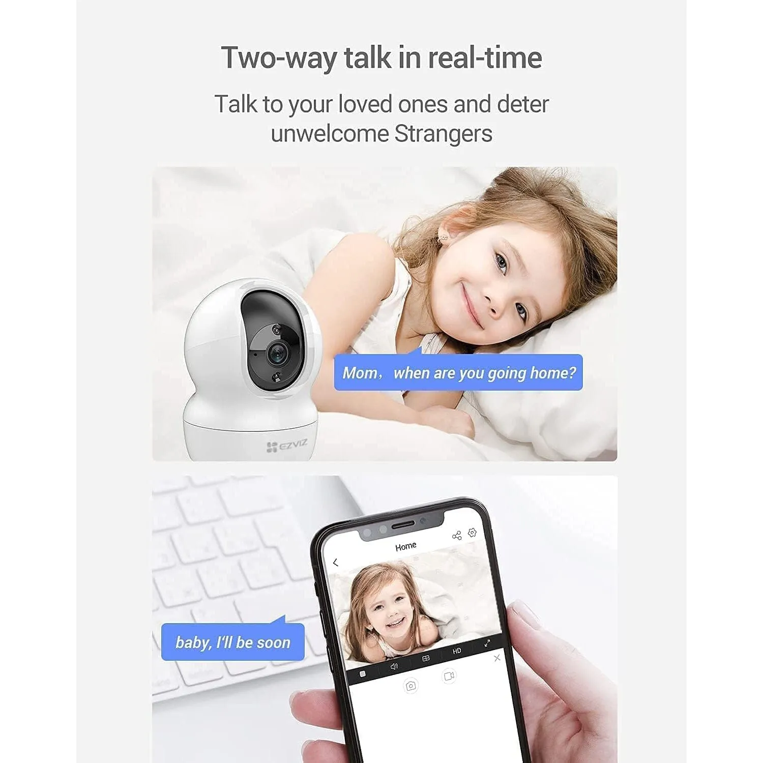 EZVIZ Outdoor Security Camera Color Night Vision  (Refurbished)