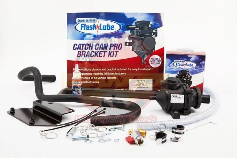Flash Lube Catch Can Pro to suit Toyota Hilux KUN26 2005 