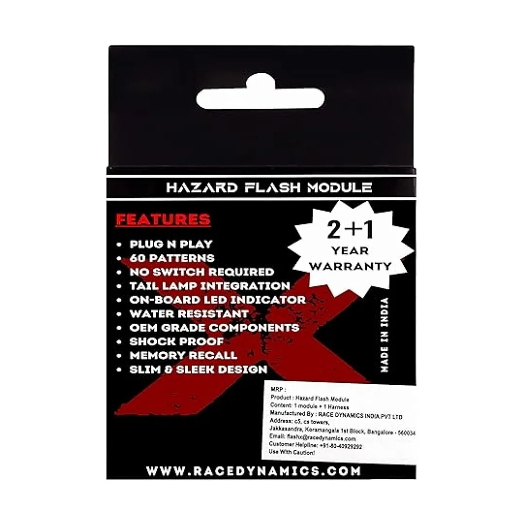 Flash X Hazard For Bajaj Pulsar 220
