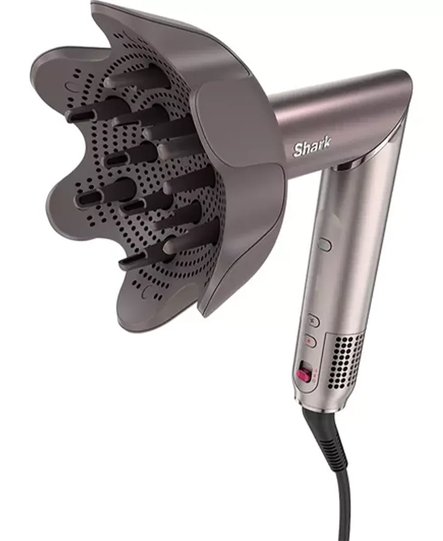 FlexFusion Straight 5-in-1 Air Styler & Dryer & Ceramic Straightener with Case | Cosmic Blush
