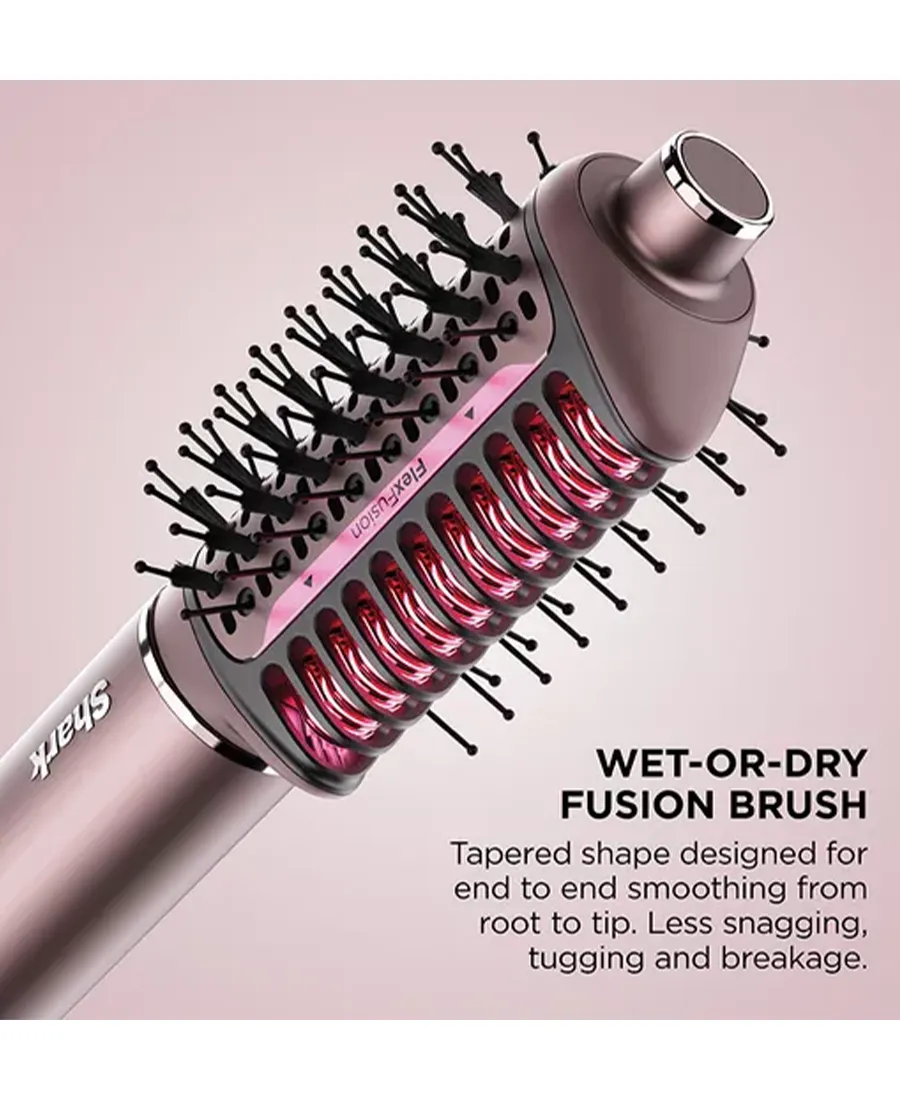 FlexFusion Straight 5-in-1 Air Styler & Dryer & Ceramic Straightener with Case | Cosmic Blush