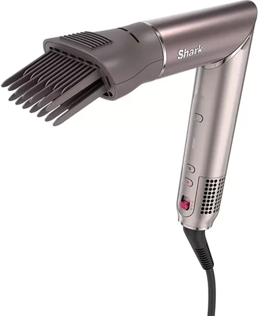 FlexFusion Straight 5-in-1 Air Styler & Dryer & Ceramic Straightener with Case | Cosmic Blush