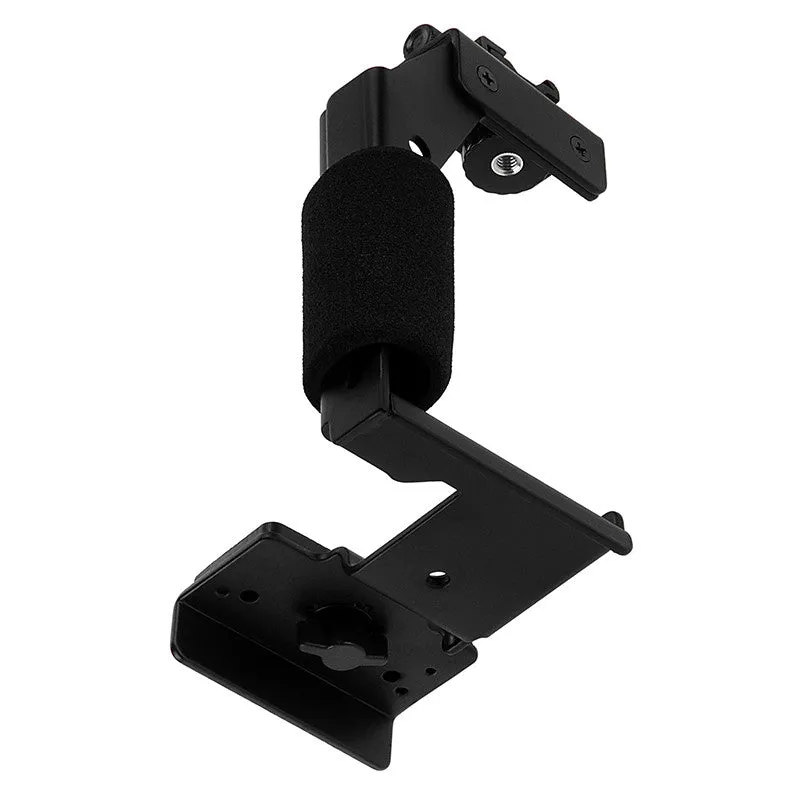 Fotodiox Pro GoTough Grip and QR Mount - Black Aluminum Camera Light Bracket, Action Grip with QR Base Mount for GoPro HERO Mounting Buckle System