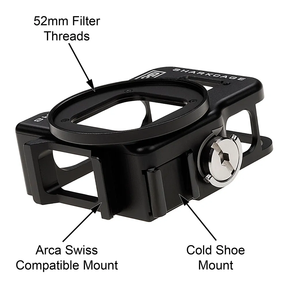 Fotodiox Pro GoTough Sharkcage for GoPro HERO8 Naked Action Cameras - Skeleton Housing Protective Cage Case