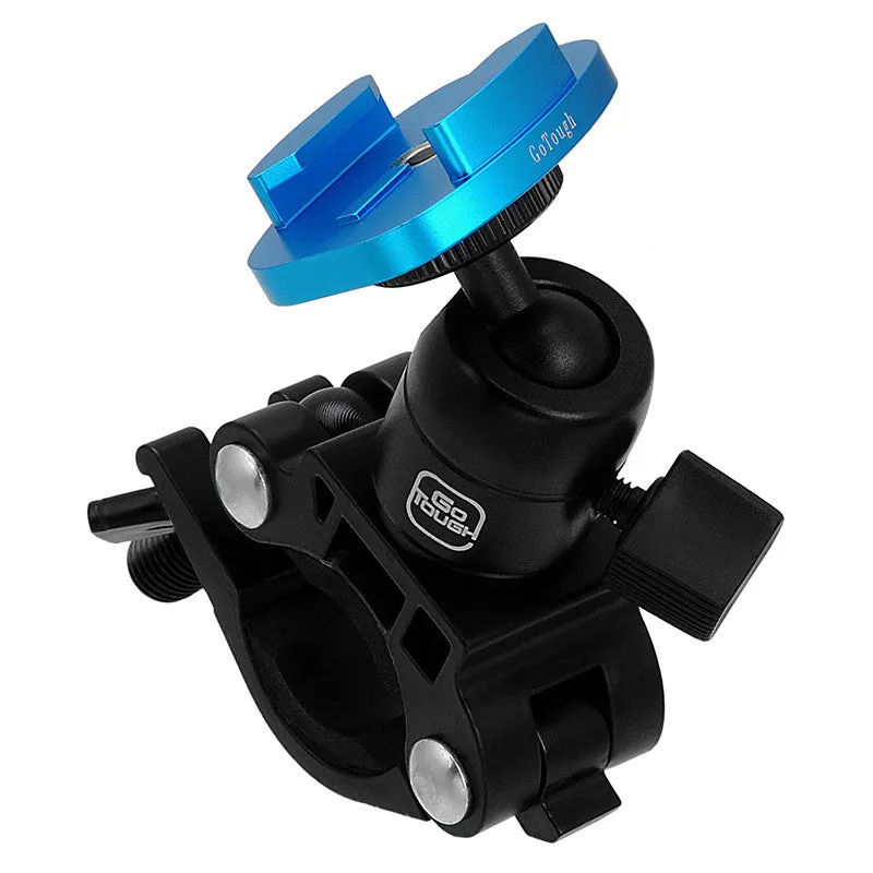 Fotodiox Pro GoTough Talon Handlebar / Seatpost QR Mount - Aluminum Bicycle Pipe Clamp Mount for GoPro HERO Mounting Buckle System