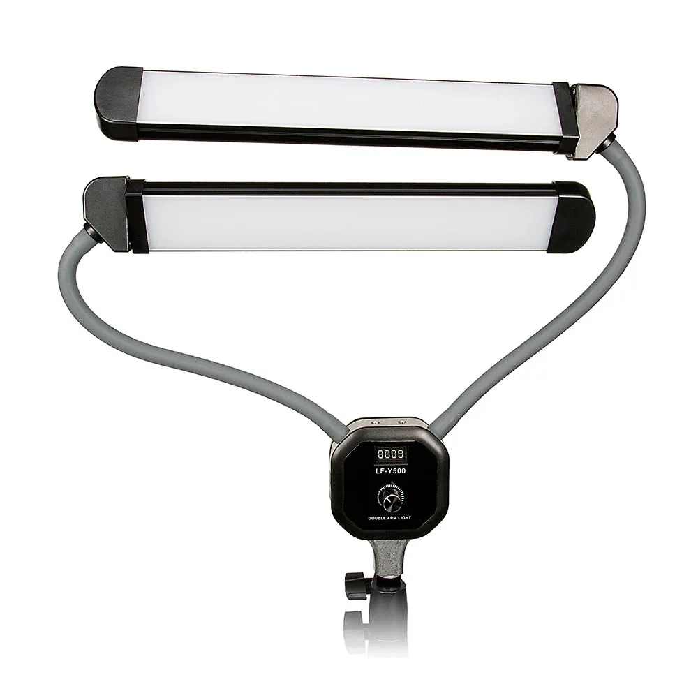 Fotodiox Selfie Starlite Stix Vlog Light Kit w/ Tripod - 2x 11in Bi-Color Dimmable LED Wand Lights for Portrait, Photography, Makeup, YouTube, Live Streaming Video and more