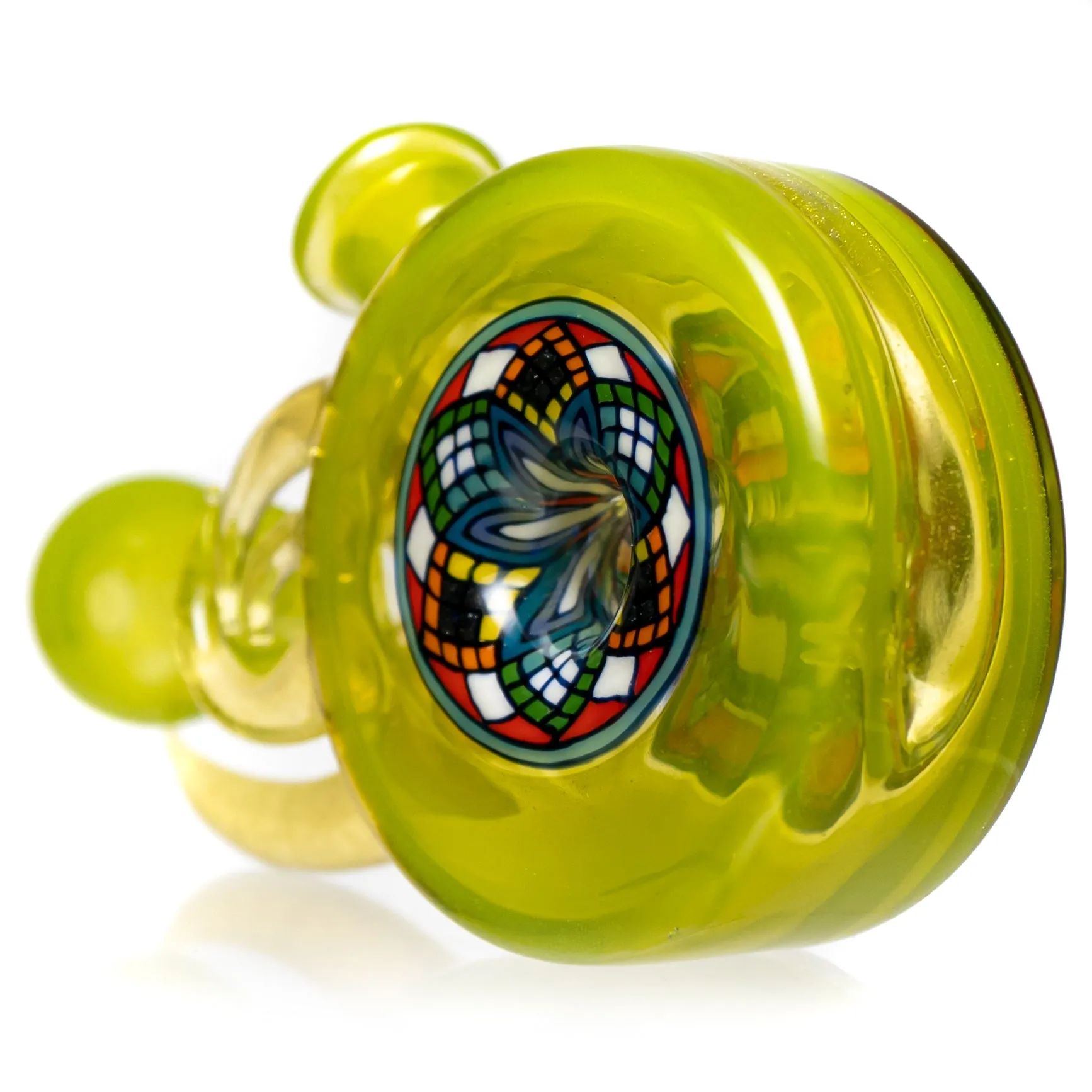 Freeek Glass - Fillacello Donut Rig - Lime Drop & CFL Serum