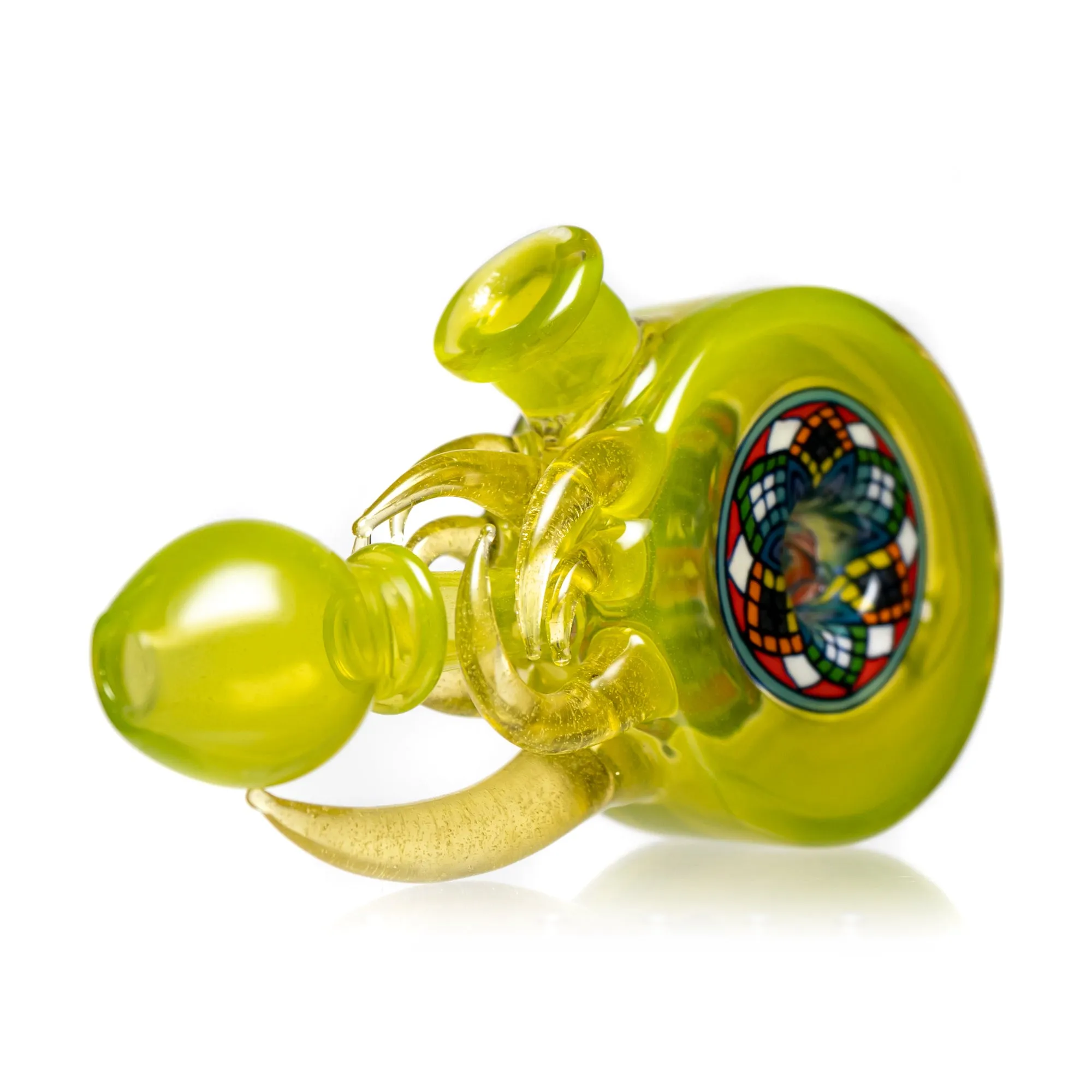 Freeek Glass - Fillacello Donut Rig - Lime Drop & CFL Serum
