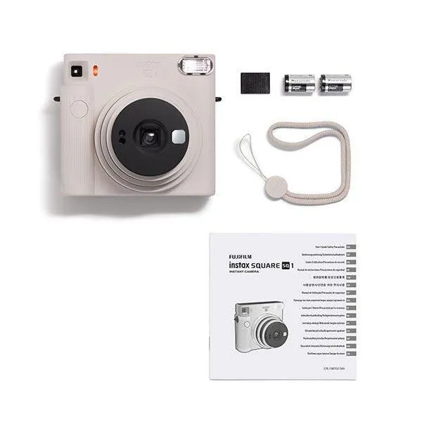 Fujifilm Instax Square SQ1 Instant Camera - Chalk White | INSTAXSQ1W