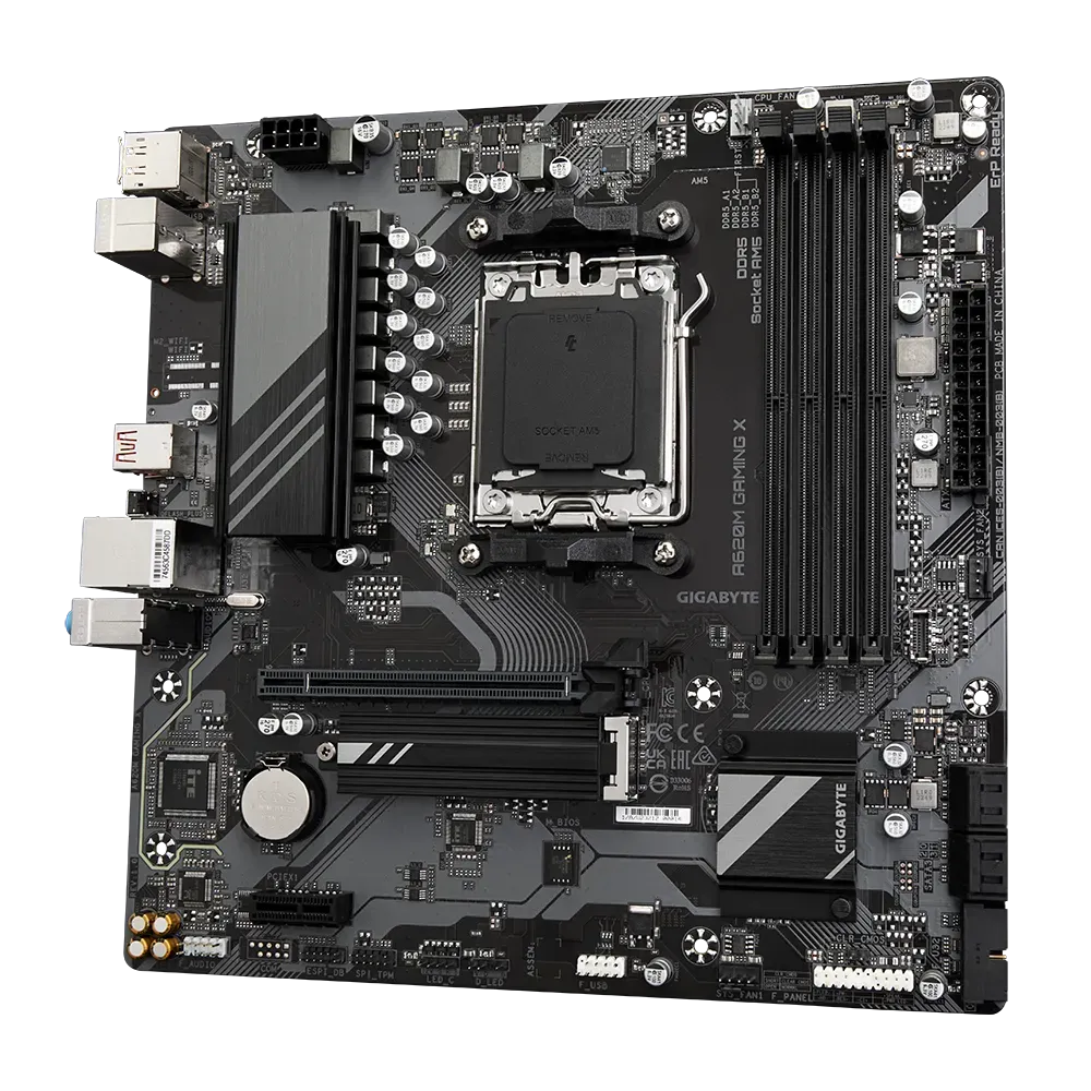 GIGABYTE A620M GAMING X AX DDR5,Socket AM5 mATX Motherboard