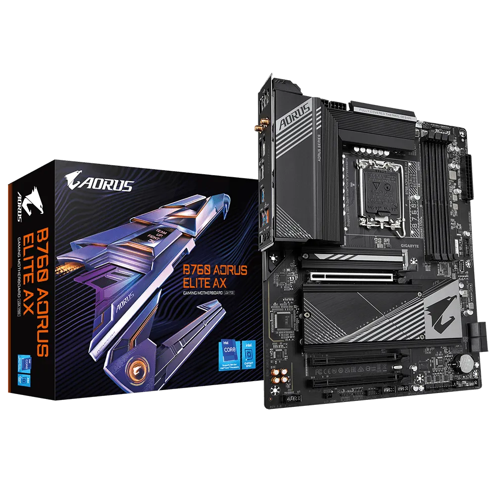 Gigabyte Motherboard B760 AORUS ELITE AX DDR5 1.0