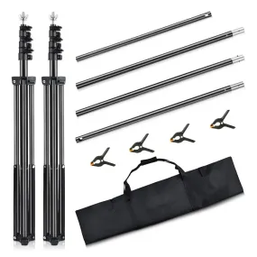 Heavy Duty Backdrop Support System 2.6m*3m for Photography Background Video Studio