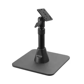 Heavy-Duty Pedestal Stand with Weighted Base and Telescoping Arm - 4-Hole AMPS Compatible