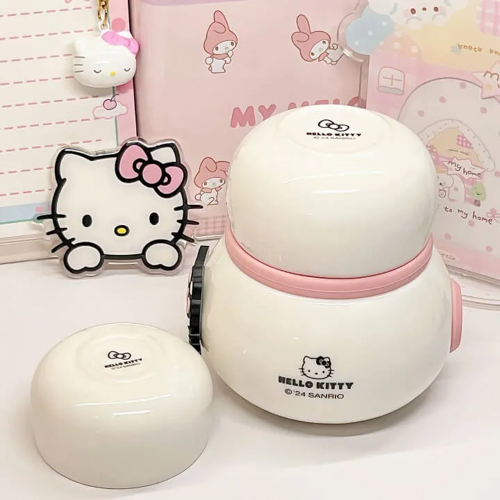 Hello Kitty Ceramic Travel Tea Set With Teapot & Cups