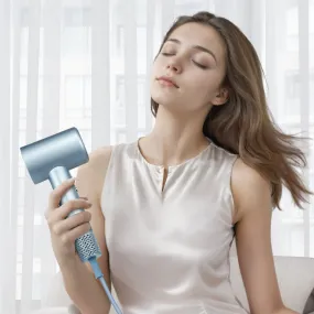 High-Speed Hair Dryer with 105,000RPM Motor & LCD Thermo-Control