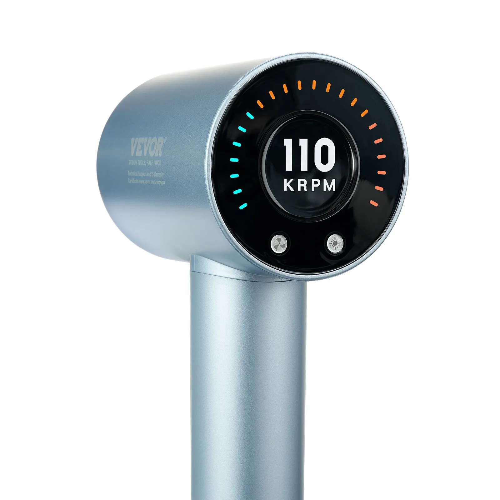 High-Speed Hair Dryer with 105,000RPM Motor & LCD Thermo-Control
