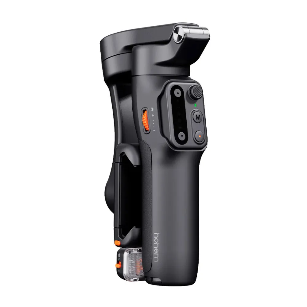 Hohem iSteady V3 Smartphone 3-Axis Gimbal Stabilizer with Magnetic AI Tracker, 3-Color Fill Light, Wireless Remote Control, 13hrs of Battery Life, Built-In Extension Stick and Tripod for Vlogging, Live Streaming, Video Content Creators