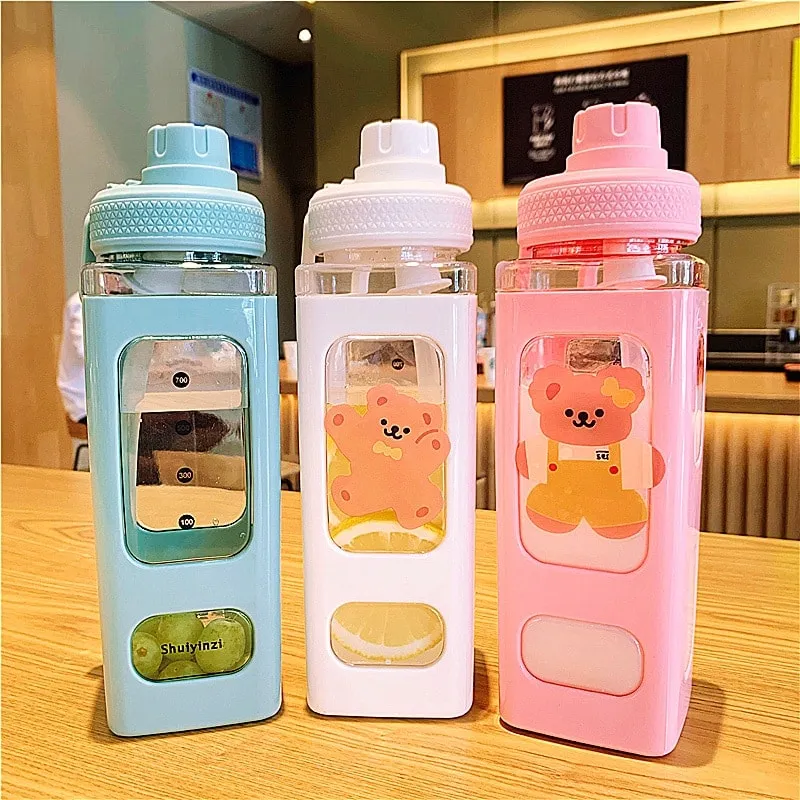Kawaii Cute Bear Water Bottles