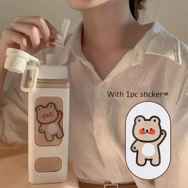 Kawaii Cute Bear Water Bottles