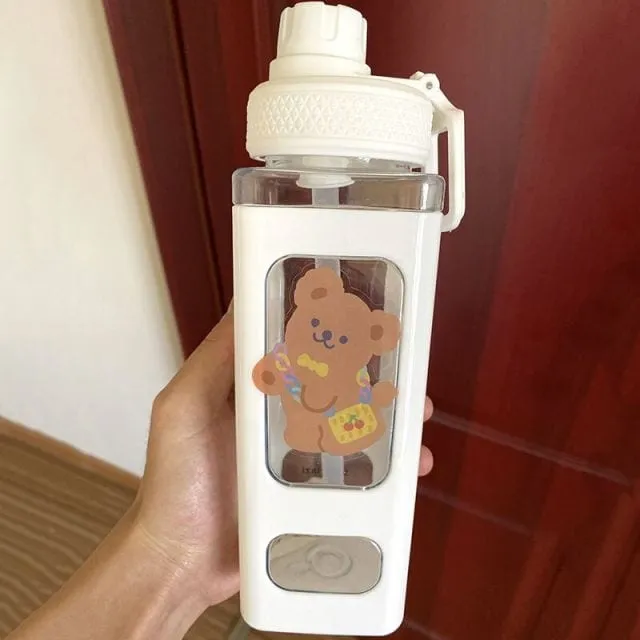Kawaii Cute Bear Water Bottles