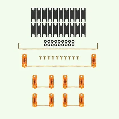 KBDfans Transparent Plate Mounted Screw-in Stabilizers