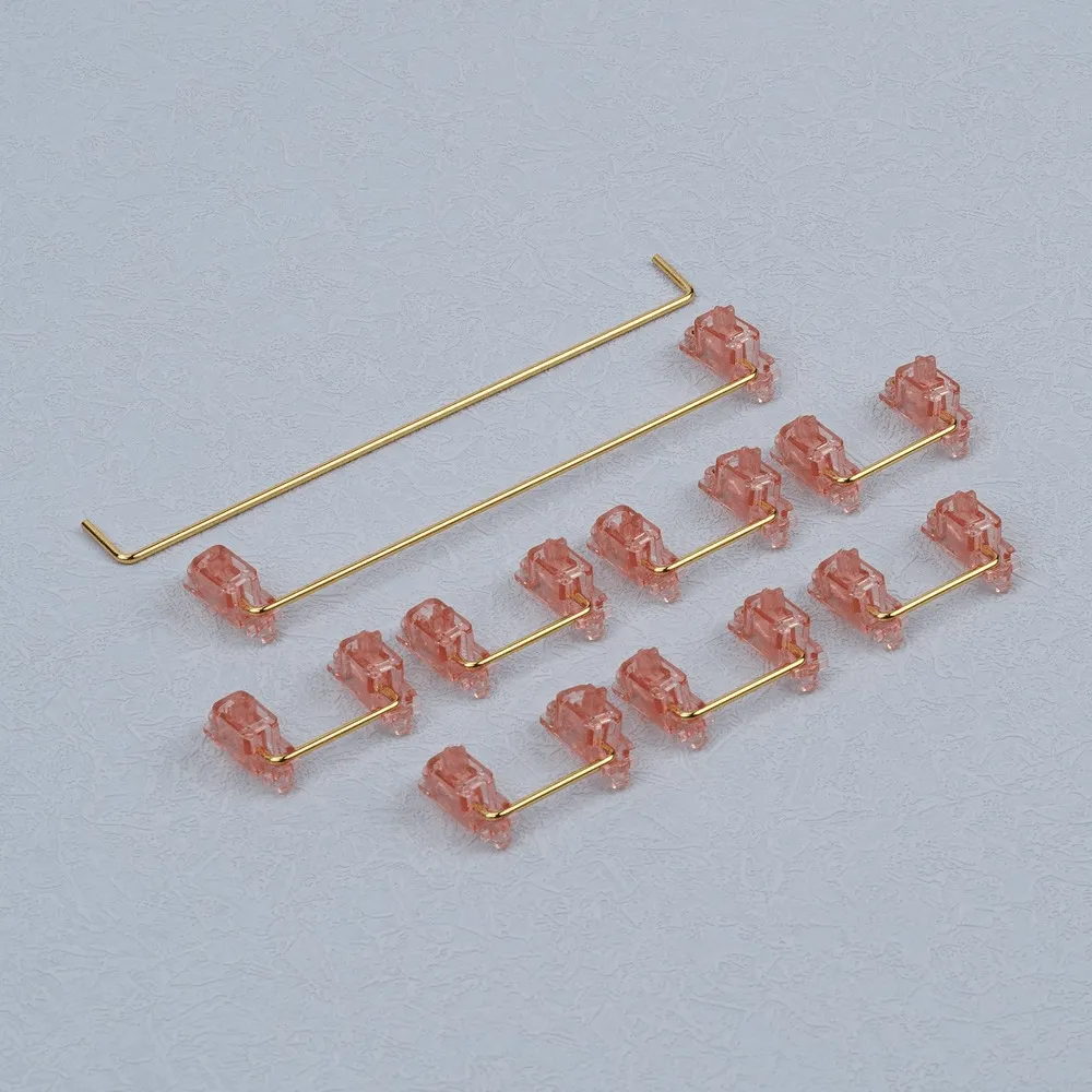 KBDfans Transparent Plate Mounted Screw-in Stabilizers