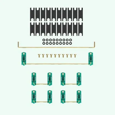 KBDfans Transparent Plate Mounted Screw-in Stabilizers